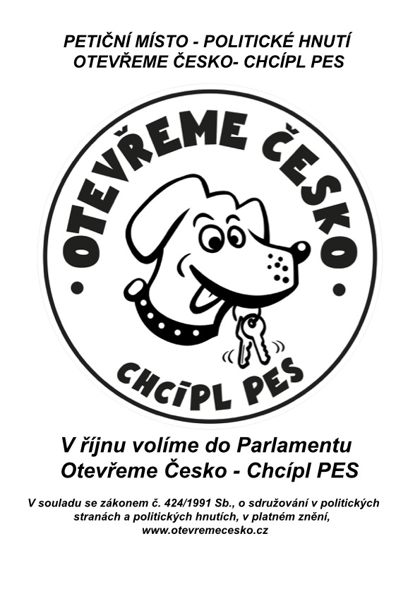 Normální život bez podmínek - OTEVŘEME ČESKO - CHCÍPL PES - Petice.com